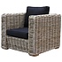 Nissah lounge tuinstoel naturel rotan - olefin black - urecel foam Nissah lounge tuinstoel naturel rotan - olefin black - urecel foam