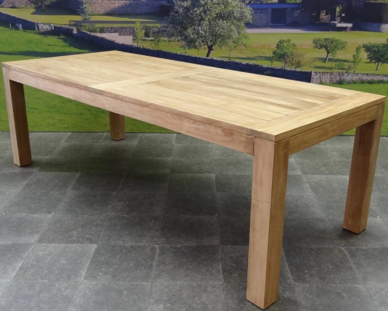 AVH-Collectie Krista dining teak tuintafel 240x100xH77 cm naturel AVH-Collectie Krista dining teak tuintafel 240x100xH77 cm naturel