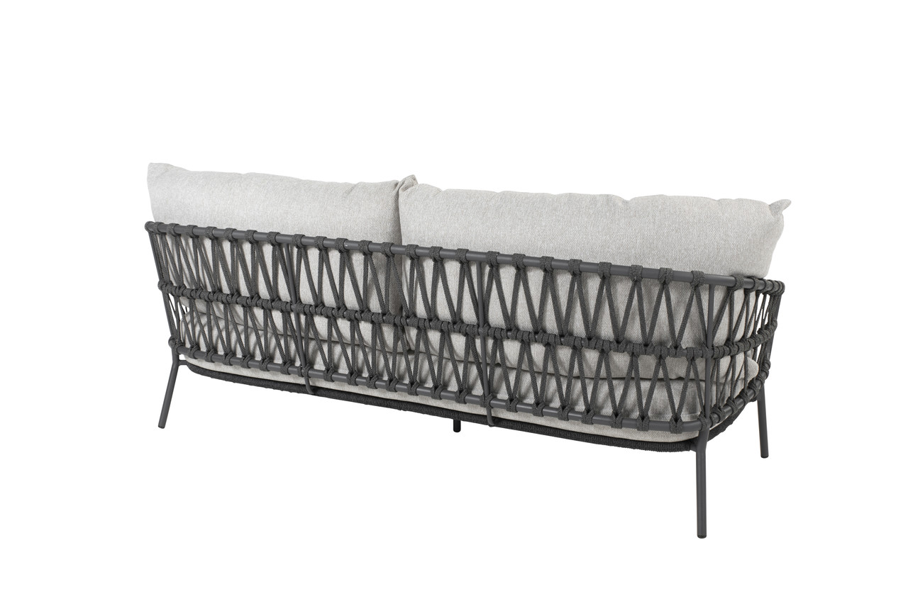 4 Seasons Outdoor Calpi 3-zits lounge bank met 3 kussens antraciet 4 Seasons Outdoor 4 Seasons Outdoor Calpi 3-zits lounge bank met 3 kussens antraciet 4 Seasons Outdoor