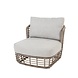 4 Seasons Outdoor Lugano lounge tuinstoel met 3 kussens pure 4 Seasons Outdoor Lugano lounge tuinstoel met 3 kussens pure