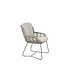 4 Seasons Outdoor Lugano dining tuinstoel met 2 kussens pure 4 Seasons Outdoor Lugano dining tuinstoel met 2 kussens pure
