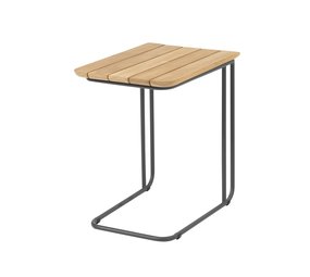 4 Seasons Outdoor Verdi bijzettafel 50x35xH45 cm aluminium teak 4 Seasons Outdoor Verdi bijzettafel 50x35xH45 cm aluminium teak