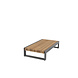 4 Seasons Outdoor Kioto loungetafel teak antraciet 120x65 cm 4 Seasons Outdoor Kioto loungetafel teak antraciet 120x65 cm