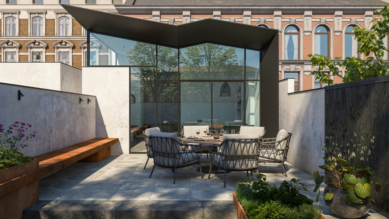 4 Seasons Outdoor Saba low dining teak tafel 160ØxH69 cm met antraciet onderstel Taste 4SO 4 Seasons Outdoor Saba low dining teak tafel 160ØxH69 cm met antraciet onderstel Taste 4SO