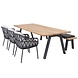 4 Seasons Outdoor Ambassador Calpi dining tuintset 240x100xH75 cm 5 delig 4 Seasons Outdoor 4 Seasons Outdoor Ambassador Calpi dining tuintset 240x100xH75 cm 5 delig 4 Seasons Outdoor