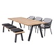 4 Seasons Outdoor Ambassador Calpi dining tuintset 240x100xH75 cm 5 delig 4 Seasons Outdoor 4 Seasons Outdoor Ambassador Calpi dining tuintset 240x100xH75 cm 5 delig 4 Seasons Outdoor
