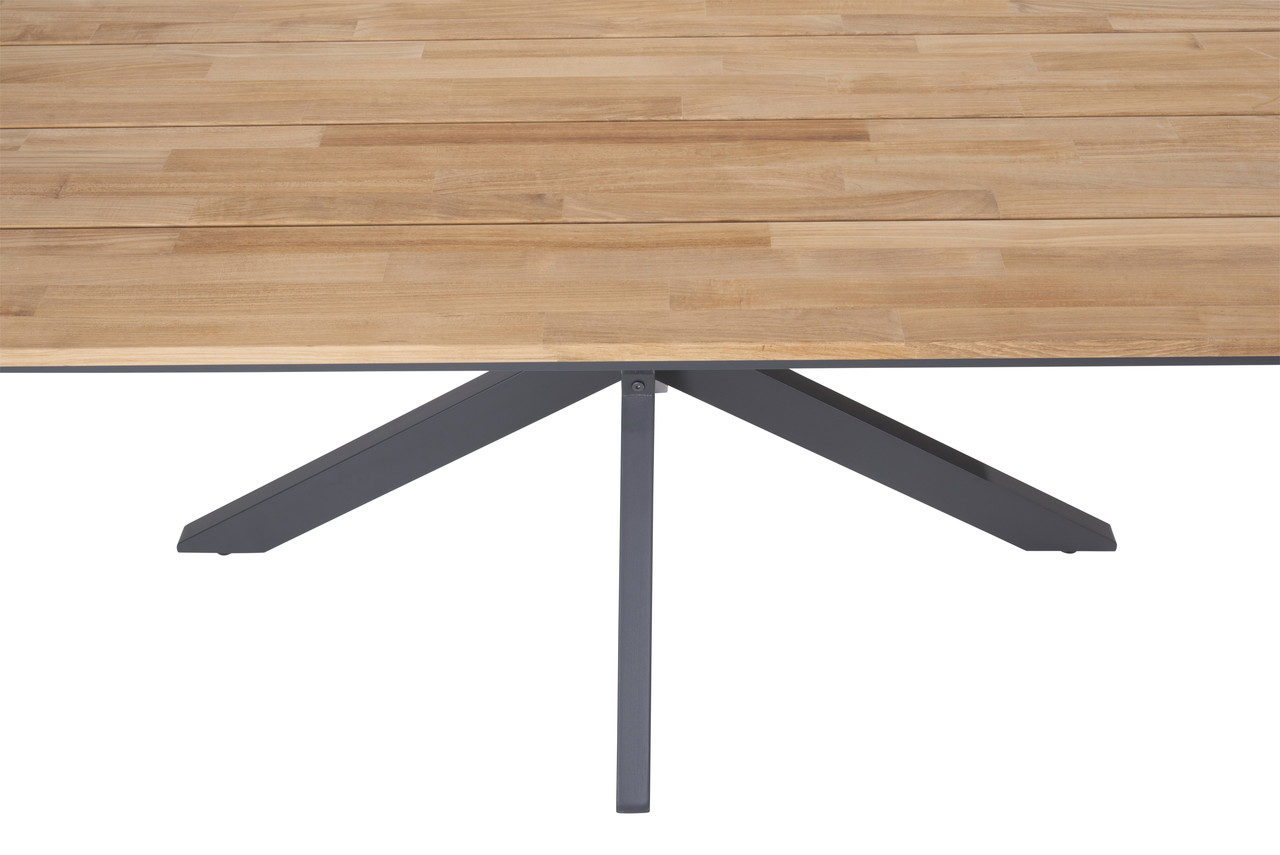 4 Seasons Outdoor Minerva dining tuintafel 220x95xH75 cm teak alu 4 Seasons 4 Seasons Outdoor Minerva dining tuintafel 220x95xH75 cm teak alu 4 Seasons