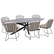 4 Seasons Outdoor Privada Lugano dining tuinset 240x113xH75 ellips 7 delig HPL 4 Seasons Outdoor 4 Seasons Outdoor Privada Lugano dining tuinset 240x113xH75 ellips 7 delig HPL 4 Seasons Outdoor