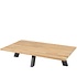 Cosmic rechthoekige loungetafel teak slate antraciet 120x78x25 cm Cosmic rechthoekige loungetafel teak slate antraciet 120x78x25 cm