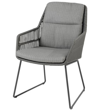 4 Seasons Outdoor 4 Seasons Outdoor Valencia dining stoel Platinum 4 Seasons Outdoor 4 Seasons Outdoor Valencia dining stoel Platinum