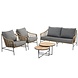 4 Seasons Outdoor 4 Seasons Outdoor Timor stoel bank loungeset 5-delig 4 Seasons Outdoor 4 Seasons Outdoor Timor stoel bank loungeset 5-delig