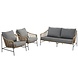 4 Seasons Outdoor 4 Seasons Outdoor Timor stoel bank loungeset 3-delig 4 Seasons Outdoor 4 Seasons Outdoor Timor stoel bank loungeset 3-delig
