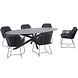 4 Seasons Outdoor Belmond Privada dining tuinset 240x113xH75 7delig HPL Taste 4SO 4 Seasons Outdoor Belmond Privada dining tuinset 240x113xH75 7delig HPL Taste 4SO