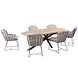 4 Seasons Outdoor Lugano Prado dining tuinset 240x115xH75 cm 7 delig bruin 4 Seasons Outdoor 4 Seasons Outdoor Lugano Prado dining tuinset 240x115xH75 cm 7 delig bruin 4 Seasons Outdoor