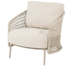 4 Seasons Outdoor Puccini lounge tuinstoel met 2 kussens latte 4 Seasons Outdoor 4 Seasons Outdoor Puccini lounge tuinstoel met 2 kussens latte 4 Seasons Outdoor
