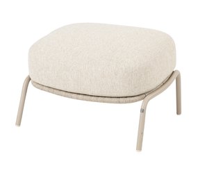 4 Seasons Outdoor Puccini voetenbank met kussen latte 4 Seasons Outdoor 4 Seasons Outdoor Puccini voetenbank met kussen latte 4 Seasons Outdoor