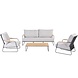 4 Seasons Outdoor Balade stoel bank loungeset 4 delig antraciet 4 Seasons Outdoor 4 Seasons Outdoor Balade stoel bank loungeset 4 delig antraciet 4 Seasons Outdoor