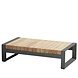 4 Seasons Outdoor Matisse loungetafel teak antraciet 120x65 cm 4 Seasons Outdoor Matisse loungetafel teak antraciet 120x65 cm