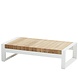4 Seasons Outdoor Matisse loungetafel teak wit 120x65 cm 4 Seasons Outdoor Matisse loungetafel teak wit 120x65 cm