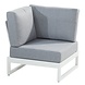 Taste 4SO Matisse hoek loungeset 3 delig aluminium wit Taste 4SO Taste 4SO Matisse hoek loungeset 3 delig aluminium wit Taste 4SO