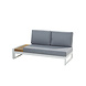 Taste 4SO Matisse hoek loungeset 3 delig aluminium wit Taste 4SO Taste 4SO Matisse hoek loungeset 3 delig aluminium wit Taste 4SO