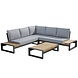 Taste 4SO Matisse hoek loungeset 4 delig aluminium antraciet Taste 4SO Taste 4SO Matisse hoek loungeset 4 delig aluminium antraciet Taste 4SO