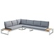 Taste 4SO Matisse hoek loungeset 4 delig aluminium wit Taste 4SO Taste 4SO Matisse hoek loungeset 4 delig aluminium wit Taste 4SO