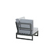 Taste 4SO Matisse hoek loungeset 5 delig aluminium antraciet Taste 4SO Taste 4SO Matisse hoek loungeset 5 delig aluminium antraciet Taste 4SO