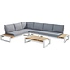 Taste 4SO Matisse hoek loungeset 5 delig aluminium wit Taste 4SO Taste 4SO Matisse hoek loungeset 5 delig aluminium wit Taste 4SO