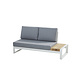 Taste 4SO Matisse hoek loungeset 5 delig aluminium wit Taste 4SO Taste 4SO Matisse hoek loungeset 5 delig aluminium wit Taste 4SO