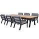 4 Seasons Outdoor Ambassador Proton low dining tuinset 280x100xH69 cm 7 delig 4 Seasons Outdoor 4 Seasons Outdoor Ambassador Proton low dining tuinset 280x100xH69 cm 7 delig 4 Seasons Outdoor