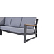 Taste 4SO Gigi hoek loungeset 3 delig aluminium antraciet Taste 4SO Taste 4SO Gigi hoek loungeset 3 delig aluminium antraciet Taste 4SO