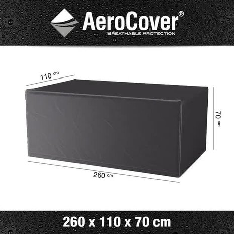 Aerocover Tafelhoes 260x110xH70 cm - Aerocover Aerocover Tafelhoes 260x110xH70 cm - Aerocover