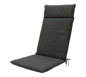 Madison Standenstoel hoge rug kussen 120x50 cm Dark grey eco