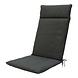 Madison Standenstoel hoge rug kussen 120x50 cm Dark grey eco