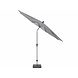 Platinum Showroommodel Riva premium parasol 300 cm rond manhattan met kniksysteem + voet Platinum Showroommodel Riva premium parasol 300 cm rond manhattan met kniksysteem + voet