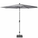 Platinum Showroommodel Riva premium parasol 300 cm rond manhattan met kniksysteem + voet Platinum Showroommodel Riva premium parasol 300 cm rond manhattan met kniksysteem + voet