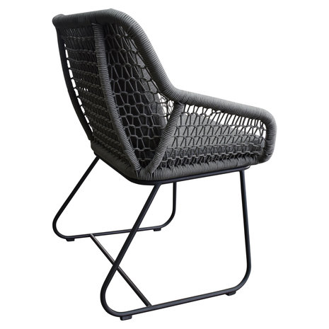 AVH-Collectie Savona dining tuinstoel rope grijs AVH-Collectie Savona dining tuinstoel rope grijs