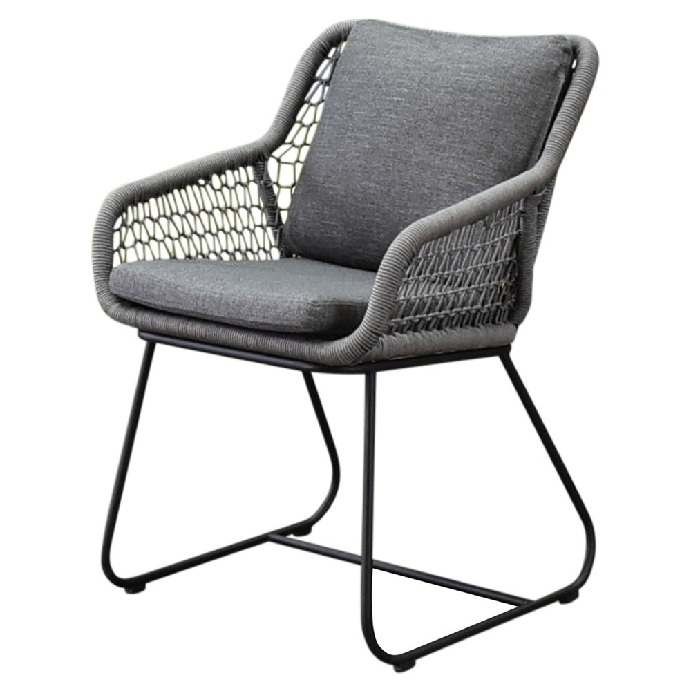 AVH-Collectie Savona dining tuinstoel rope grijs AVH-Collectie Savona dining tuinstoel rope grijs