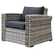 AVH-Collectie Mambo XL lounge tuinstoel wit grijs AVH-Collectie Mambo XL lounge tuinstoel wit grijs