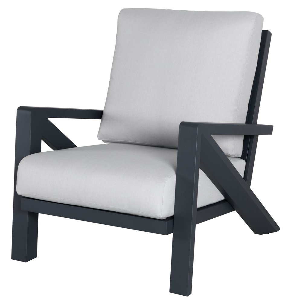 AVH-Collectie Fortaleza lounge balkonset 5 delig antraciet aluminium AVH-Collectie Fortaleza lounge balkonset 5 delig antraciet aluminium