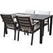 AVH-Collectie Lola Ardore dining tuinset 160x90xH75 cm 5 delig antraciet aluminium AVH-Collectie Lola Ardore dining tuinset 160x90xH75 cm 5 delig antraciet aluminium