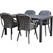 AVH-Collectie Dublin Ardore dining tuinset 160x90xH75 cm 5 delig antraciet aluminium AVH-Collectie Dublin Ardore dining tuinset 160x90xH75 cm 5 delig antraciet aluminium