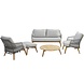 4 Seasons Outdoor Sempre stoel bank loungeset 5 delig teak rope 4 Seasons Outdoor 4 Seasons Outdoor Sempre stoel bank loungeset 5 delig teak rope 4 Seasons Outdoor