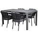 AVH-Collectie Singapore Ardore dining tuinset 160x90xH75 cm 5 delig antraciet rope aluminium AVH-Collectie Singapore Ardore dining tuinset 160x90xH75 cm 5 delig antraciet rope aluminium