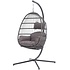 Verona hangstoel aluminium met standaard Verona hangstoel aluminium met standaard