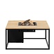 Cosi Fires Cosiloft 100 frame aluminium zwart - top teak Cosi fires Cosi Fires Cosiloft 100 frame aluminium zwart - top teak Cosi fires