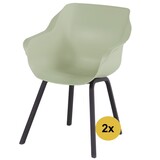 Hartman 2x Sophie Element dining tuinstoel mintgroen Hartman Hartman 2x Sophie Element dining tuinstoel mintgroen Hartman