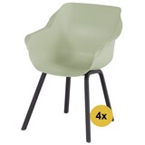 Hartman 4x Sophie Element dining tuinstoel mintgroen Hartman Hartman 4x Sophie Element dining tuinstoel mintgroen Hartman