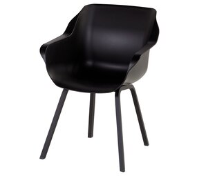 Hartman Sophie Element dining tuinstoel zwart Hartman Hartman Sophie Element dining tuinstoel zwart Hartman